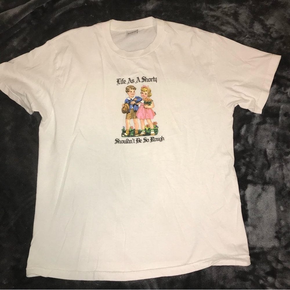 Zumiez 40s & shorties white t-shirt short sleeve